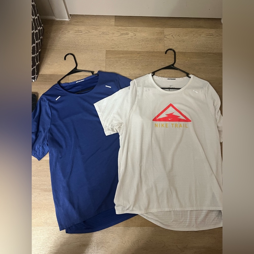 NIKE Running T-Shirts Dri-fit Men’s Size XL - Lot of 2 Shirts
